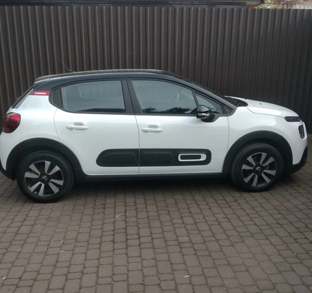 Citroen C3 cena 44500 przebieg: 10000, rok produkcji 2021 z Toruń małe 67